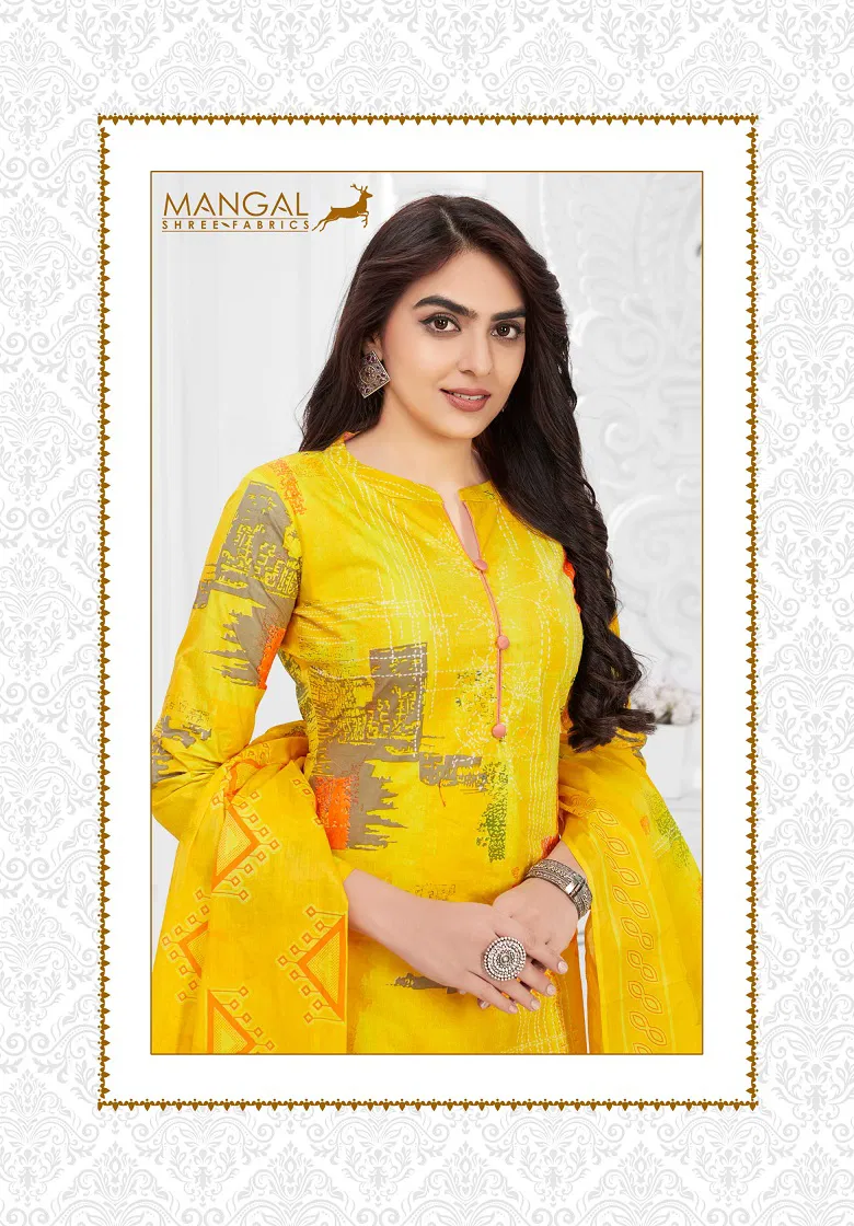 Mangal Shree Pashmina 4 Cotton Printed Casual Daily Wear Dress Material Collection